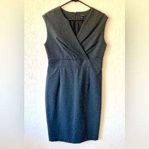 Banana Republic Charcoal Sleeveless Midi Dress Size8
